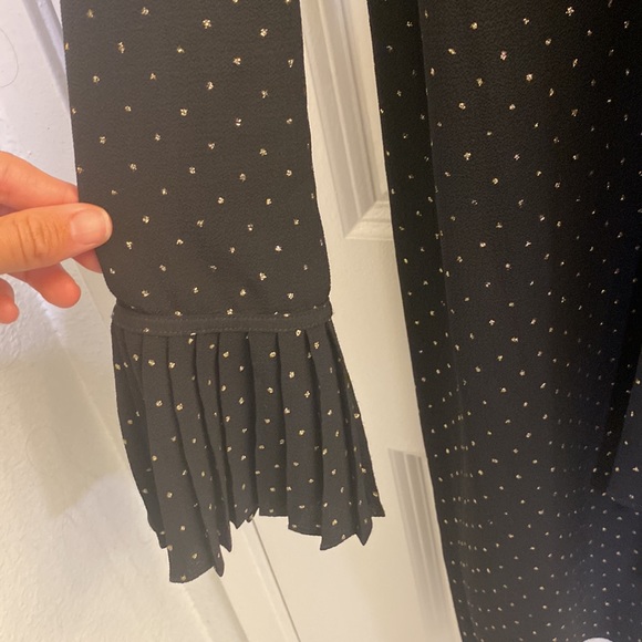 Michael Kors Black & Gold Shirt Dress Size S - Picture 5 of 5